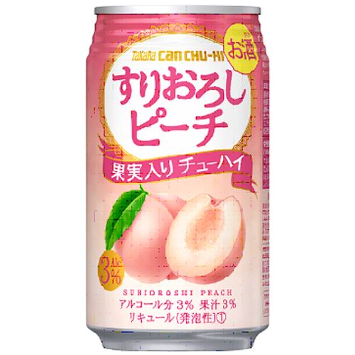 タカラ　CANチューハイ　すりおろしピーチ　バラ販売不可