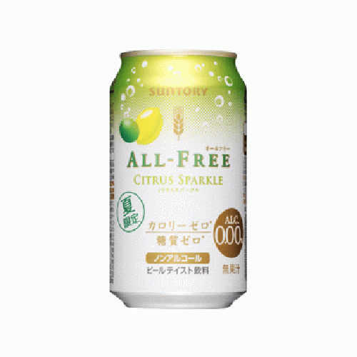 サントリー オールフリーシトラススパークル 350ml 6缶 　バラ販売不可