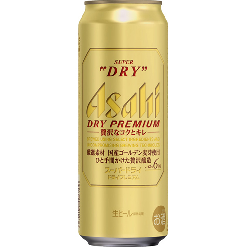 アサヒ スーパードライ ドライプレミアム 500ml 缶      バラ売り不可