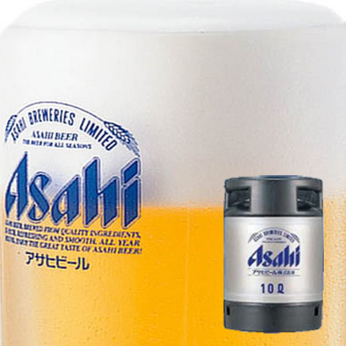 アサヒ「スーパーDRY」樽生　10L　　