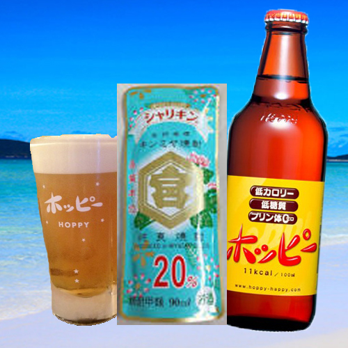 シャリキン20℃　90ML　/　30入り　と　ホッピーワンウェイ―330ML　/　24入り　セット