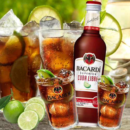 BACARDI CUBE LIBLE バカルディ・キューバ　・リブレ275ML/24本入り