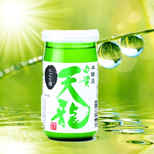  喜久水本醸造にごり酒白貴天龍 180ml     / 30本入