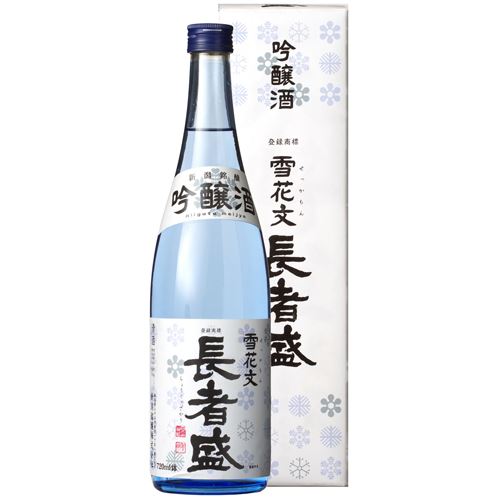 長者盛　雪花文　吟醸酒　720ml【バラ売り】　　　1112円