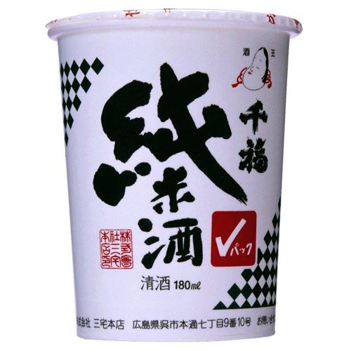千福　上撰　純米Vパック　180ml【バラ売り】　　　180円