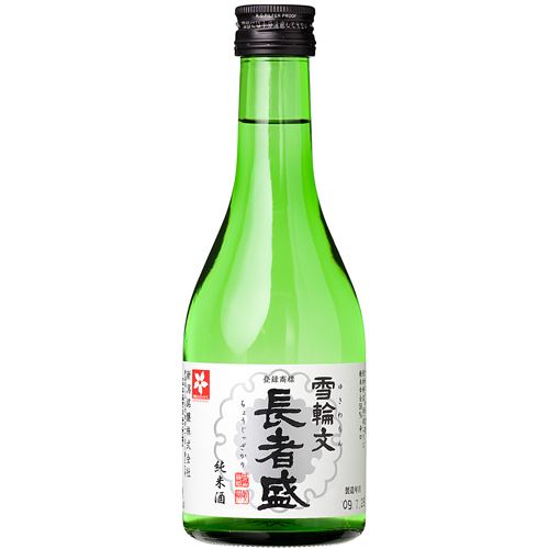 長者盛　雪輪文　純米酒　300ml　瓶【バラ売り】　　　342円
