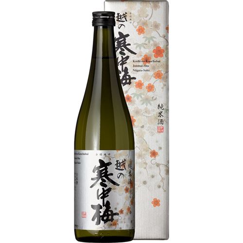越の寒中梅　銀ラベル　純米酒　720ml【バラ売り】　　　1035円