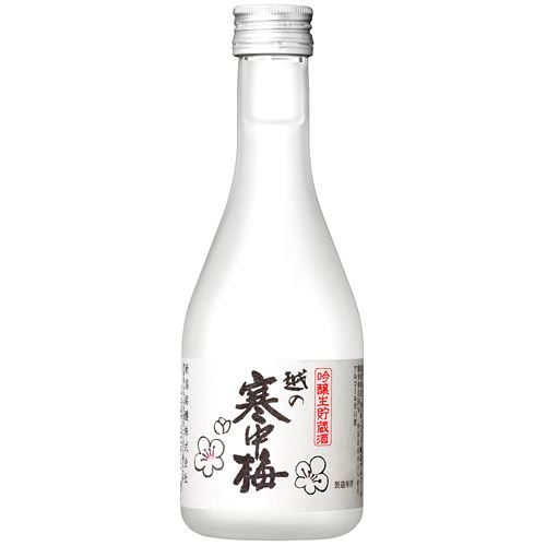 越の寒中梅　吟醸生貯蔵酒　300ml【バラ売り】　　　402円