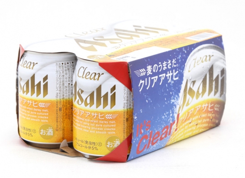 クリア　アサヒ　250ml　6缶パック バラ販売不可　　　　　　