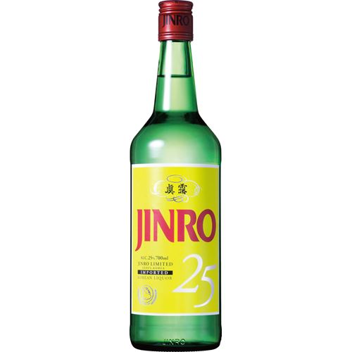 眞露　25°700ml　瓶【バラ売り】　　　754円