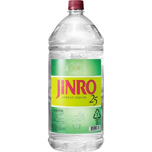 JINRO　25度　4L　ペットボトル【バラ売り】　　　2808円