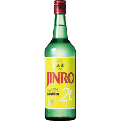 眞露　20°700ml　瓶　バラ販売不可