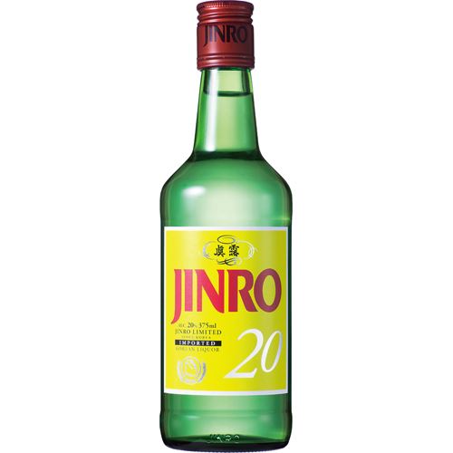 眞露　20°375ml　瓶　バラ販売不可