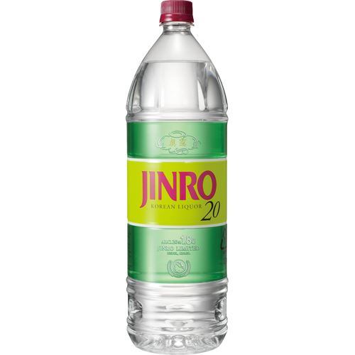 眞露　20°1800ml　ペットボトル【バラ売り】　　　1166円