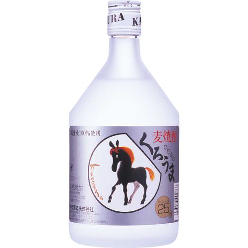 麦焼酎　くろうま白丸(業)　720ml　バラ販売不可　