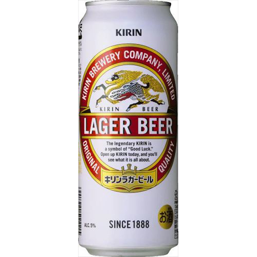 キリン「ラガー」L缶　　　　　　バラ販売不可　　　　