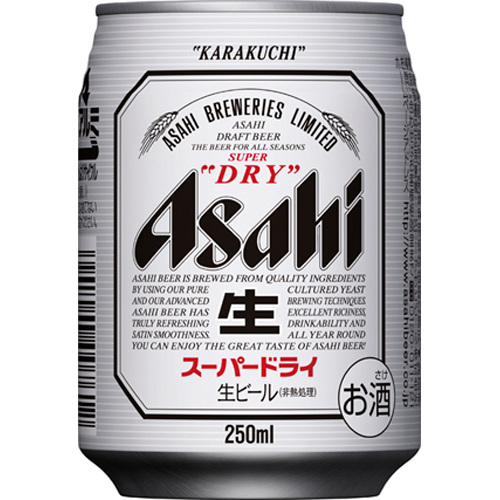 アサヒ「スーパーDRY」缶　250　 バラ販売不可　　　