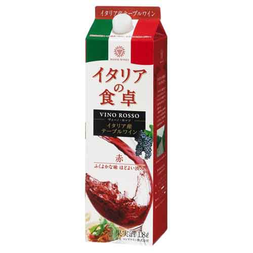 マンズ　イタリアの食卓　赤　1800ml【バラ売り】　　　980円