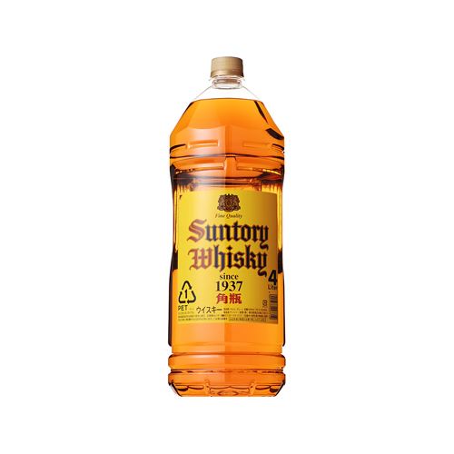サントリーウイスキー　角瓶　4Lペットボトル【バラ売り】　　　6268円