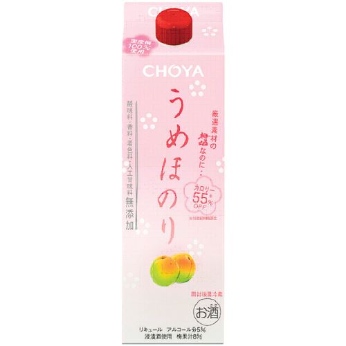 チョーヤ　うめほのり　1L　パック　　バラ販売不可　