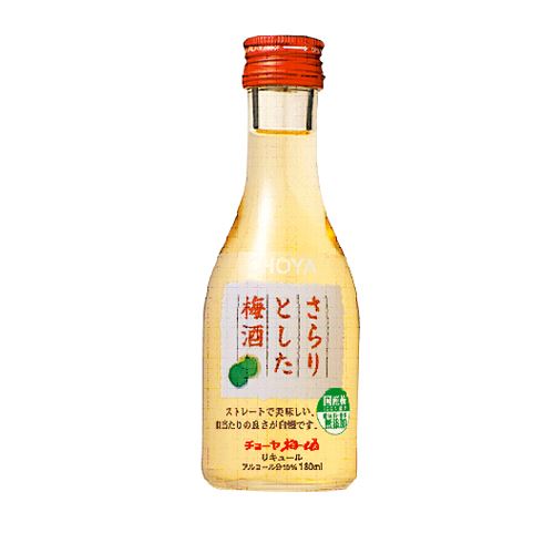 チョーヤ　さらりとした梅酒　180ml　　バラ販売不可　