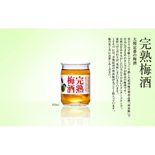 大関　完熟梅酒　実入り　100ml　バラ販売不可