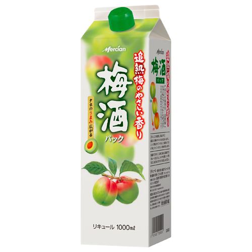 梅酒パック　　1000ml　(ME)　　　　　　【バラ売り】　510円