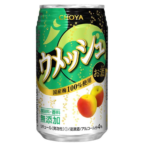 チヨーヤ　ウメツシユ　プレーンソーダ缶　350ml　バラ販売不可　