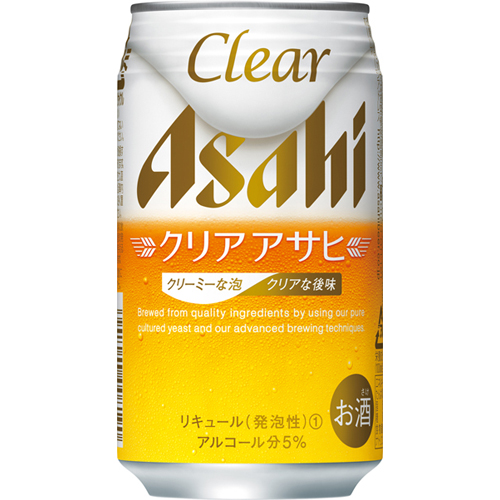 クリア　アサヒ　350ml　缶　　　　　　　　　　 バラ販売不可　　