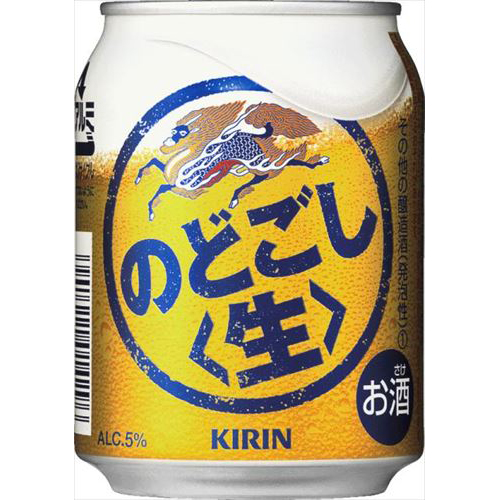 キリン　のどごし<生>　250ml　6缶　　　　バラ販売不可