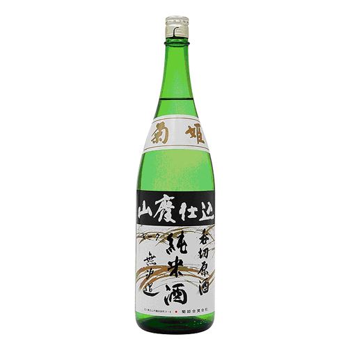菊姫　山廃純米[呑切原酒]　1800ml【ケース売り】　　　20004円